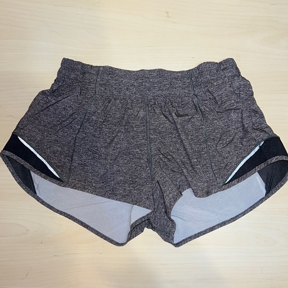 Lululemon Hotty Hot Short 2.5’ GREY SIZE 8